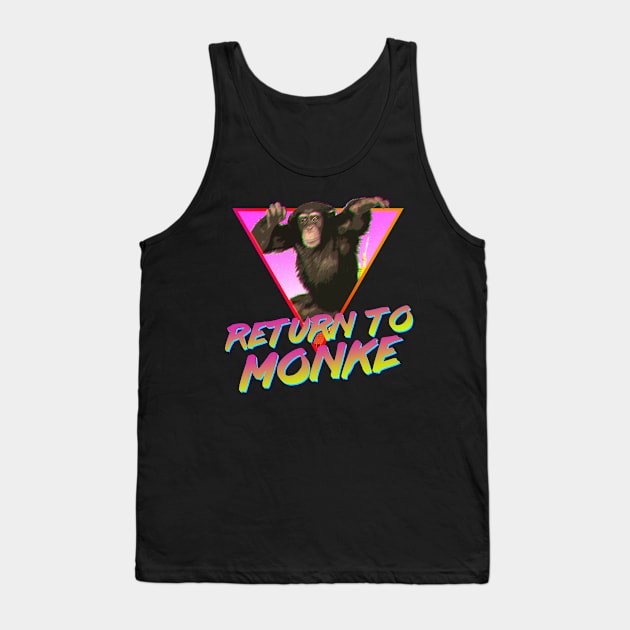 Reject Humanity, Return to Monke Aesthetic Tank Top by giovanniiiii